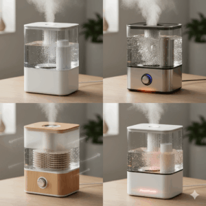 가습기, 초음하식 가습기, 가열식 가습기, 자연기화식 가습기, 복합식 가습기