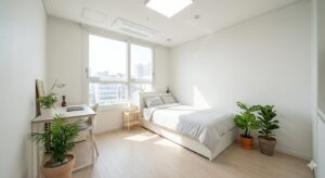 [이미지 3 - 밝고 깨끗한 인테리어의 청년 전용 임대 주택 내부]