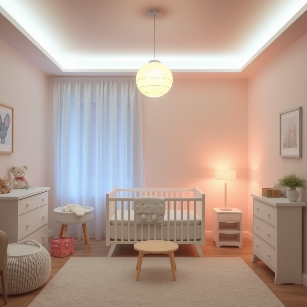 아이 방의 조도를 조절하는 스마트 조명 시스템
