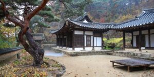 10월 서울 근교 가을 단풍과 어우러진 고즈넉한 전통 문화 공간